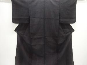 大正ロマン　紗草葉模様織り出し着物